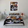 Dogs and flowers pattern. Bedding sets Duvet cover sets Duvet covers Pillowcases(1 * Duvet Cover 2 * Pillowcases without duvet insert)