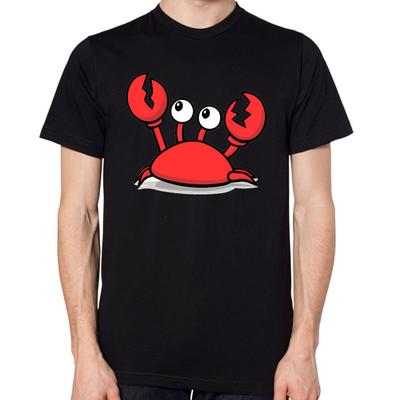 Cartoon Krabbe T-Shirt Herren Damen Unisex Top