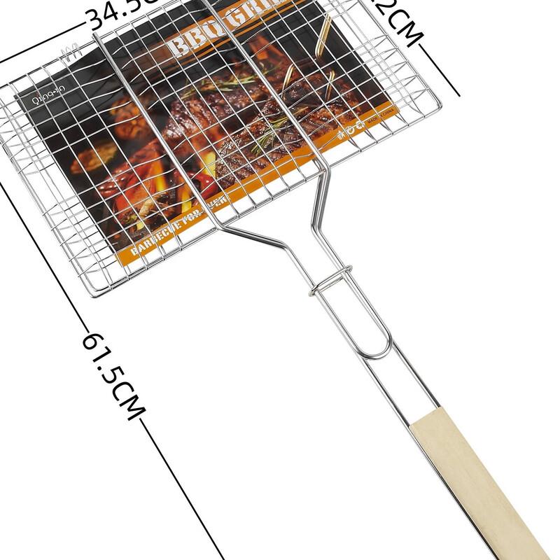 Extra Large 6-Burger BBQ Grill Basket