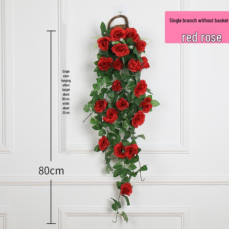 Artificial Flower Vine Indoor Wall Hanging - Green Trailing Plant Décor