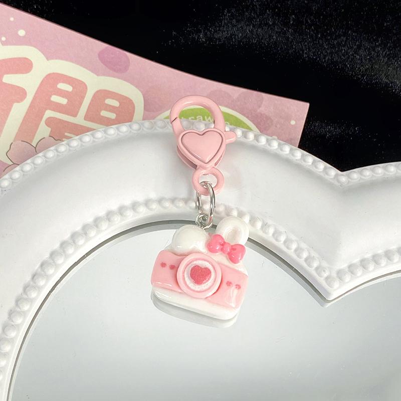 

Kawaii Cartoon Rabbit Keychain Cute Bow Heart Keyring Car Key Holder School Bag Pendant Backpack Charm Couple Gifts