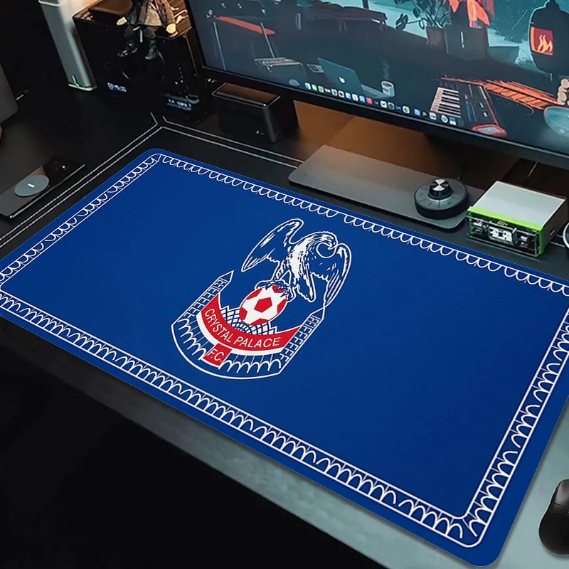 Crystal Palace FC Lace Solid Color Mouse Pad Large Gaming Table Cushion Non-slip Laptop Tablet Big Mousepad XXL Mat Mini PC Playmat With Lock edge