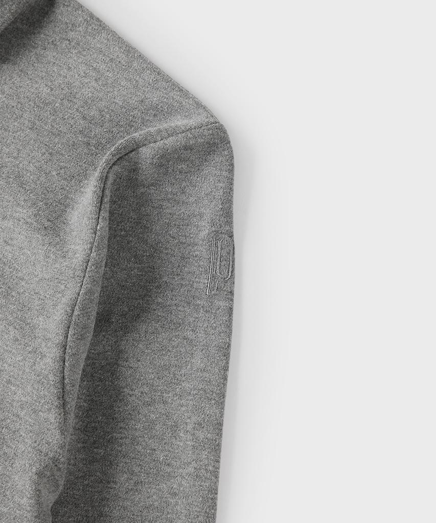 PANICALE Grey Soft P-Logo Polo Shirt