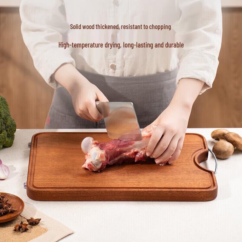 SUPOR Ebony Wood Solid Thickened Cutting Board