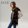 ELLE Women's 100% Merino Wool Jacquard Scarf