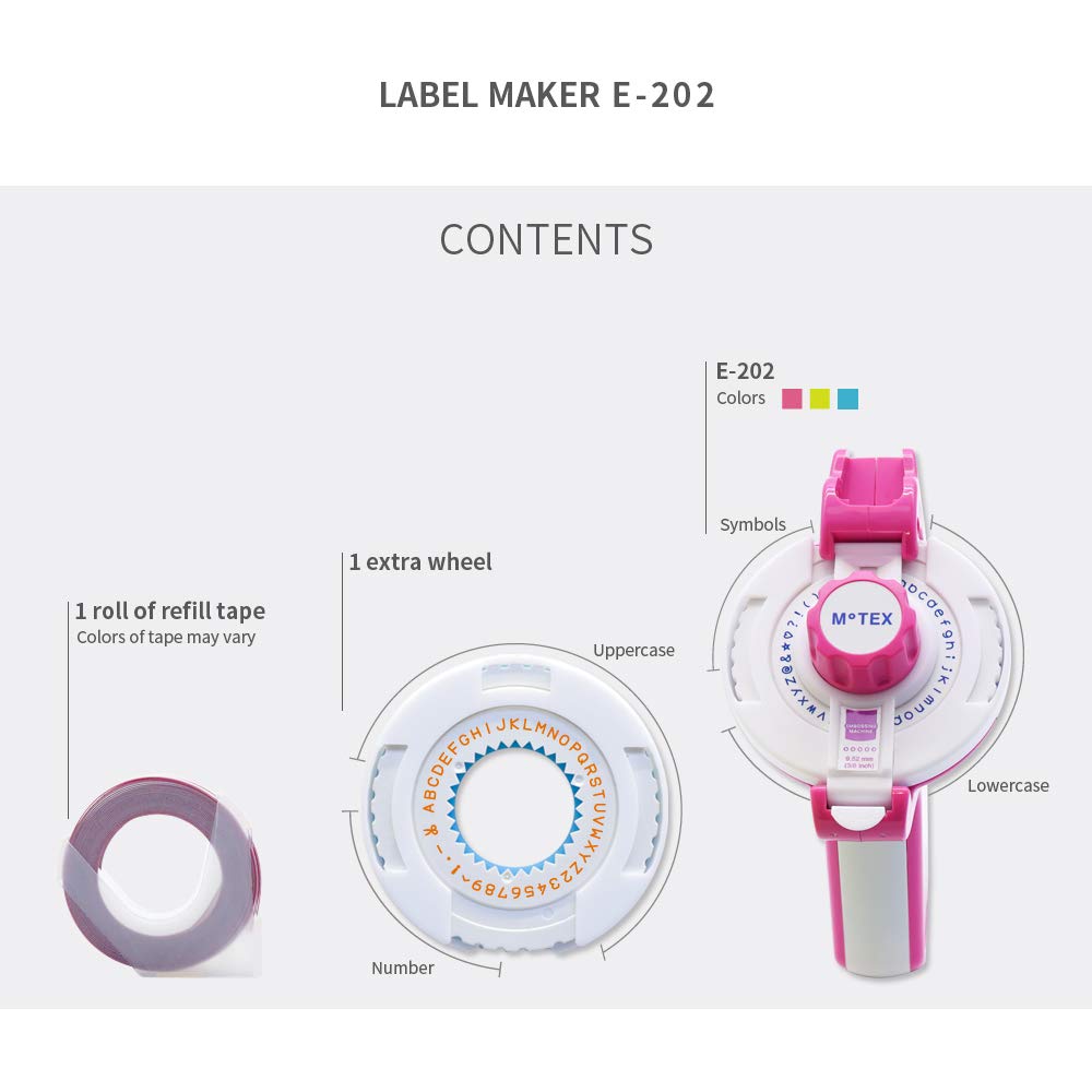 MOTEX Embossing Label Maker E202 (Lime)