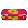 Pen Case 300D Polyester Organized Storage Easy Open Zipper with Mesh Pocket Removable Divider and Pen Slots for Boys Girls