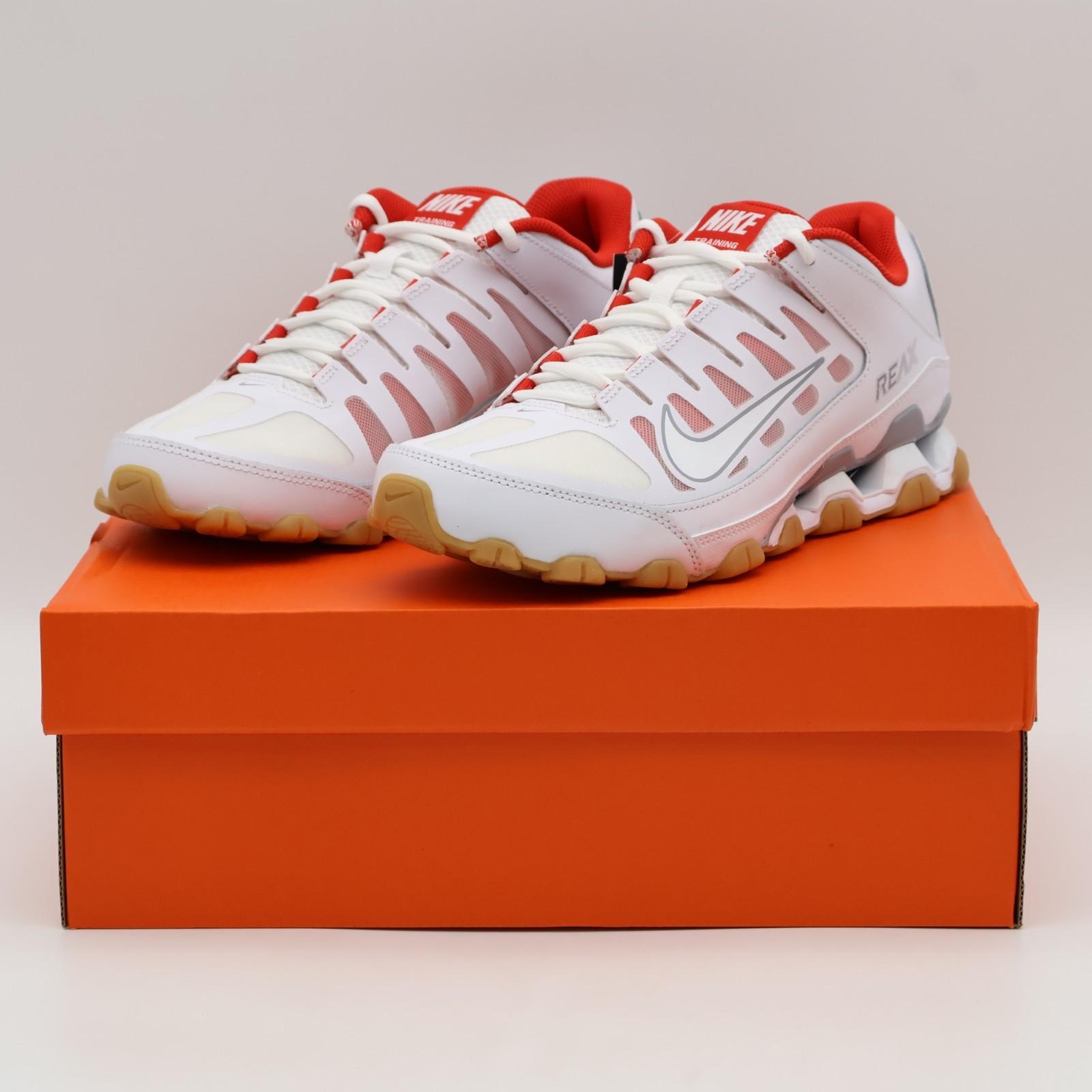 621716-103 Nike Reax 8 TR Белый Серый Волк Чили Красный Белый (Мужской) 8