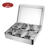Stainless Steel Square Seasoning Box