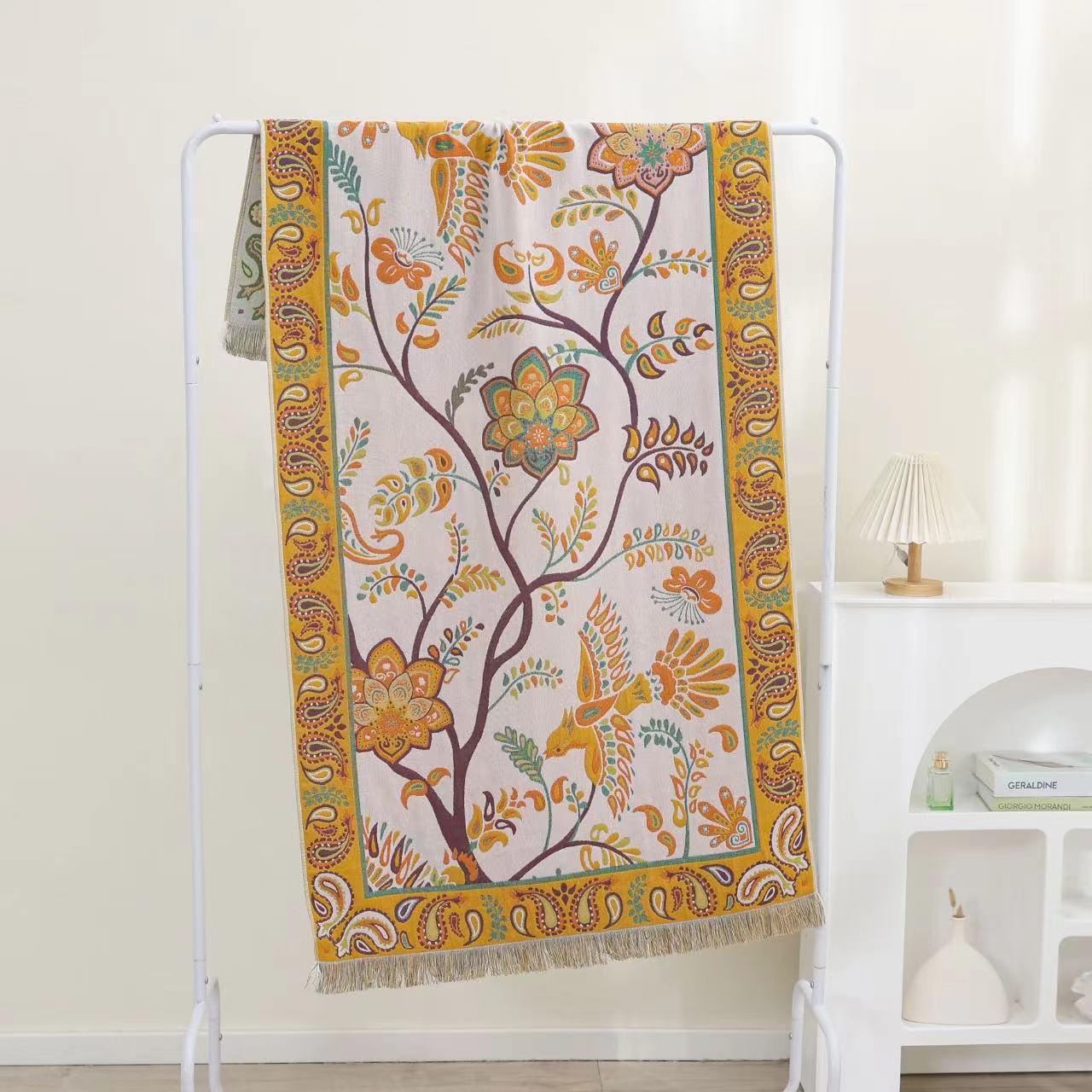 

Очень большое хлопковое марлевое мультяшное банное полотенце - Мягкое, быстросохнущее для взрослых и детей