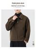 Men's Heavyweight Double-Faced Wool Coat - Thick, Warm Lapel Jacket for Autumn/Winter 2025