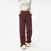 Retro Wash Jeans Men's Encore Red Wide-leg Pants