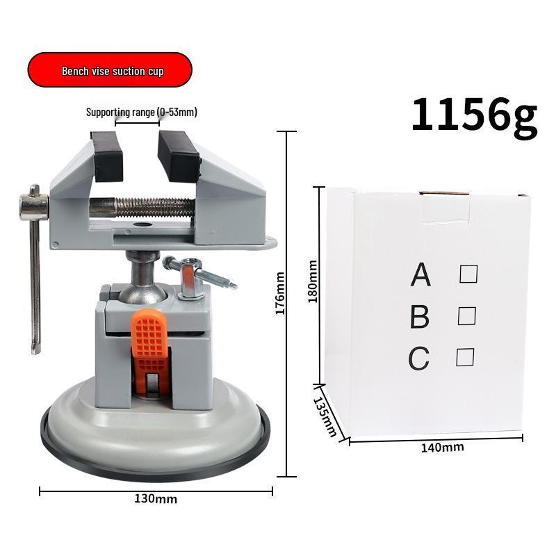 360° Aluminum Alloy Rotating Vise & Stand for Electric Drill/Grinder - Multi-functional Drilling & Cutting Tool