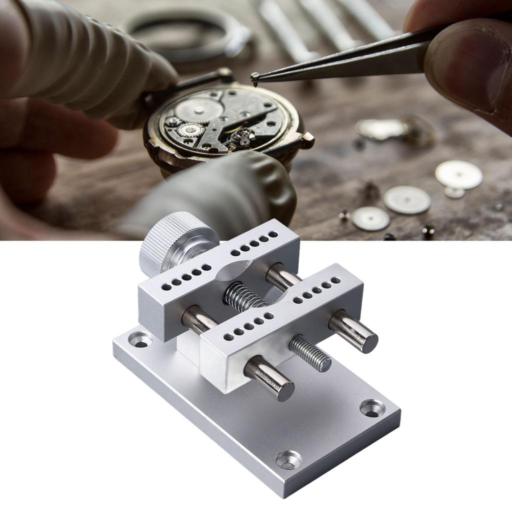 Watch Case Holder Professional Aluminium Alloy   Metal Watch Case Holder Repair Tool