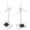Solar Powered Wind Model DIY Ornament Decoration Science Teaching Educational Desk Windmill Model