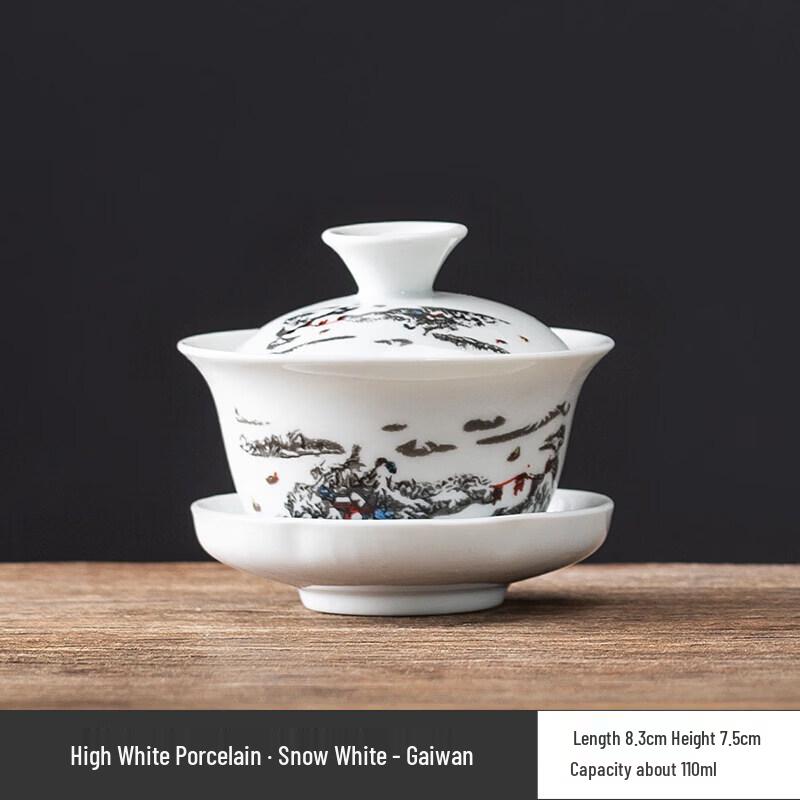 Ceramic Gaiwan Tea Bowl