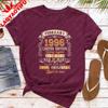 1996 Birthday Legend Women TShirt Cotton Short Sleeve Casual Fashion Summer Top Birthday Party Gift for The 30th Birthday