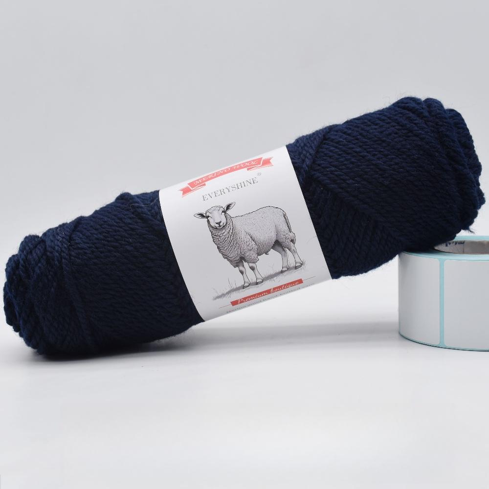 3 balenia hrubej priadze z merino vlny (100g/3.53oz Na klbko) – 110m/120yd Viacfarebná mäkká pletacia a háčkovacia priadza na DIY remeslá Teplé ručne vyrobené potreby