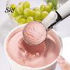 Fruit Scooper Ice Cream Scoop, Stainless Steel with Trigger Non-Slip Handle, Dessert Tool Heavy Duty Metal Scoop for Balls Spoon