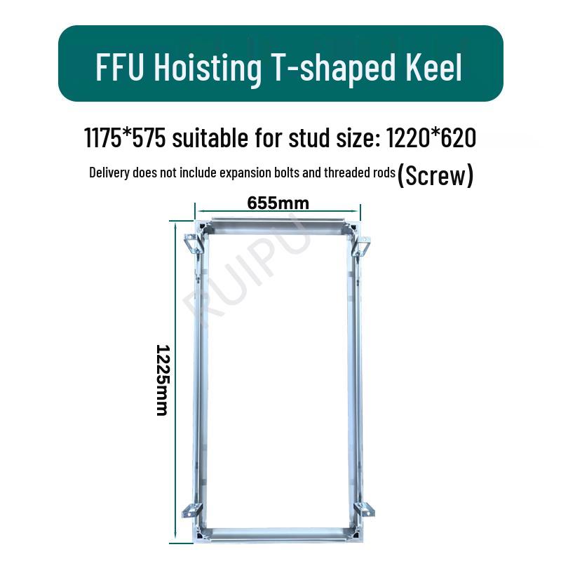 Industrial FFU Air Purifier - Cleanroom Laminar Flow Hood, Class 100/1000 Fan Filter Unit