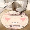 Personalized K-Kpop Team Round Chair Office Rug - Perfect for Mat, Office Chair & More - Ideal Gift for Birthdays and Holidays