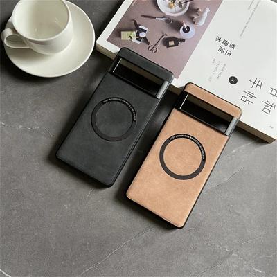 Vintage Solid Color Soft Leather Case for Google Pixel 10 9 8 7 6 A Pro XL Shockproof Magnetic Wireless Charging Skin Feel Cover