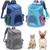 Haustiertaschen Atmungsaktiv und Kühl Katzen-Reiserucksack mit zwei Seitentaschen Hundetransporttasche Groß Geeignet zum Wandern Reisen Camping