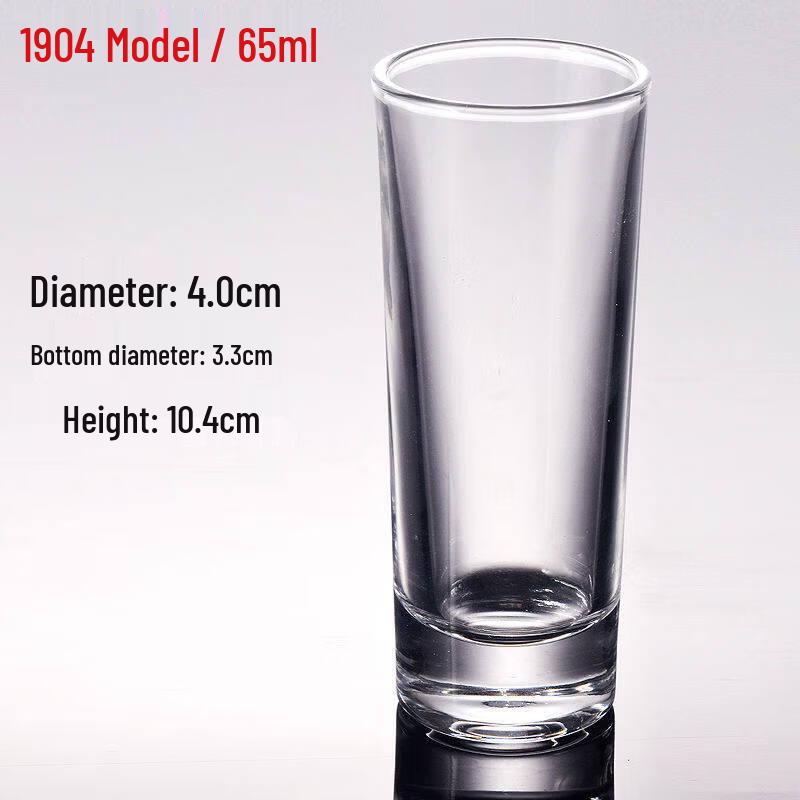 Boliduomi Commercial Thickened Glass Shot Glasses (10-Pack)