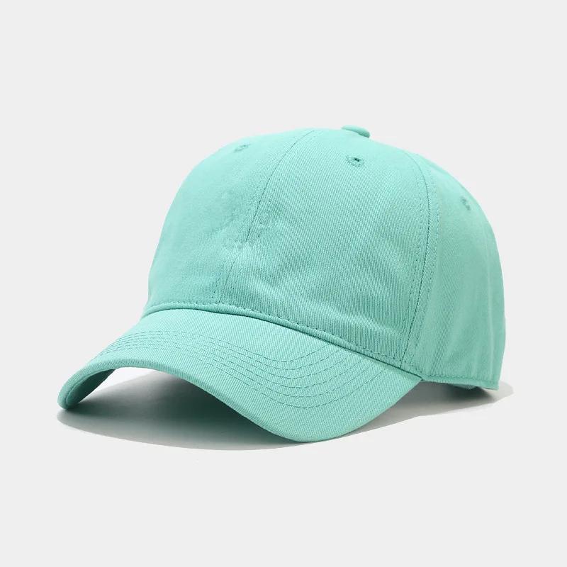 2025 Unisex Custom Solid Color Soft Top Baseball Cap Trendy Casual Snapback Hat Slimming Face Design