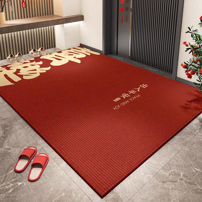 Luxury Crystal Velvet Non-Slip Entrance Mat - Dirt-Resistant Hallway and Doorway Rug