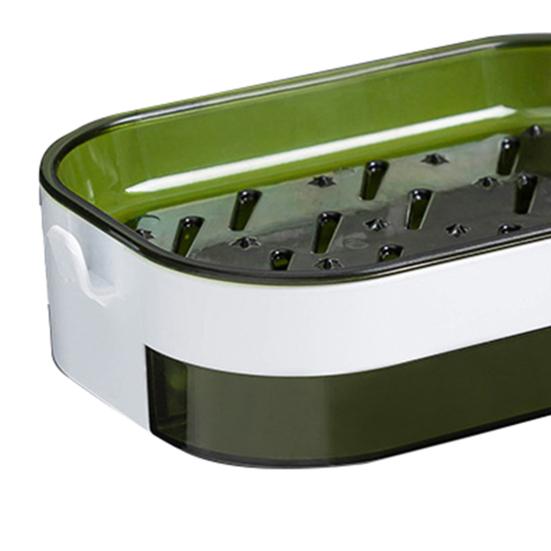 High Quality Punch Free Easy Install Wall Mounted Soap Case Detachable Base Space Saving Sponge Tray