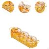 Dried Fruit Plate Appetizer Serving Tray with Stand Multipurpose Nordic Candy Nuts Dish Lid for