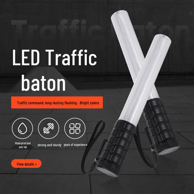 Dual-Color LED Traffic Signal Baton