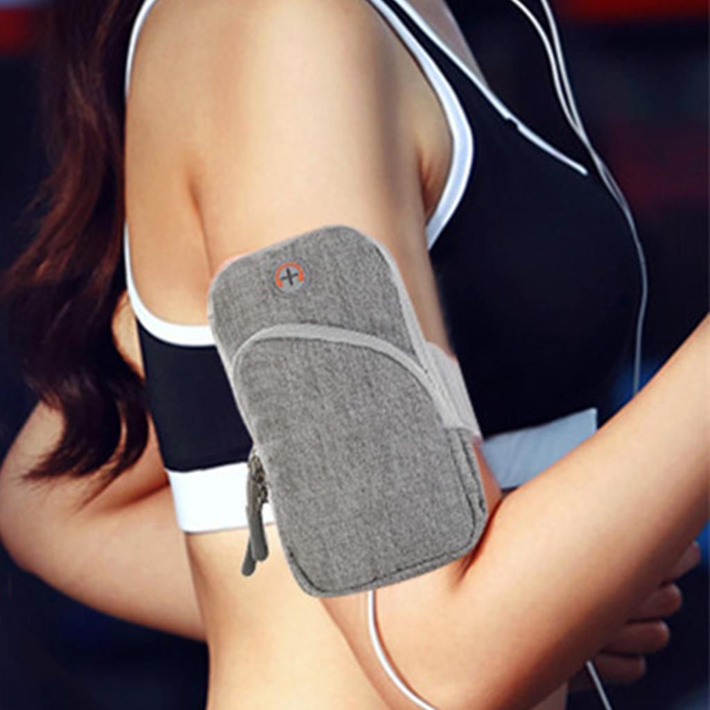 Sports Arm Bag Waterproof Oxford Fabric Phone Holder Arm Bands Cell Phone Armband Pouch with Buckle