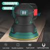 Cordless Rechargable Random Orbital Electric Sander With Sandpaper Wood Grinder Polishing Grinding Machine