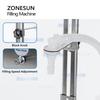 ZONESUN ZS-M1080S Semi-automatic Diaphragm Pump Liquid Weighing Filling Machine