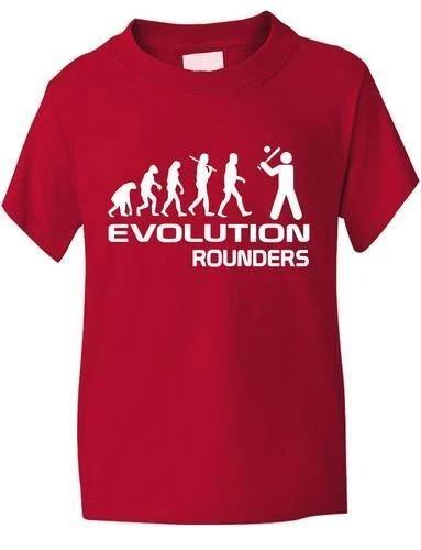 

Evolution Of Rounders Sport Funny Boys Girls T-Shirt Birthday Gift Age 1-13 4XL