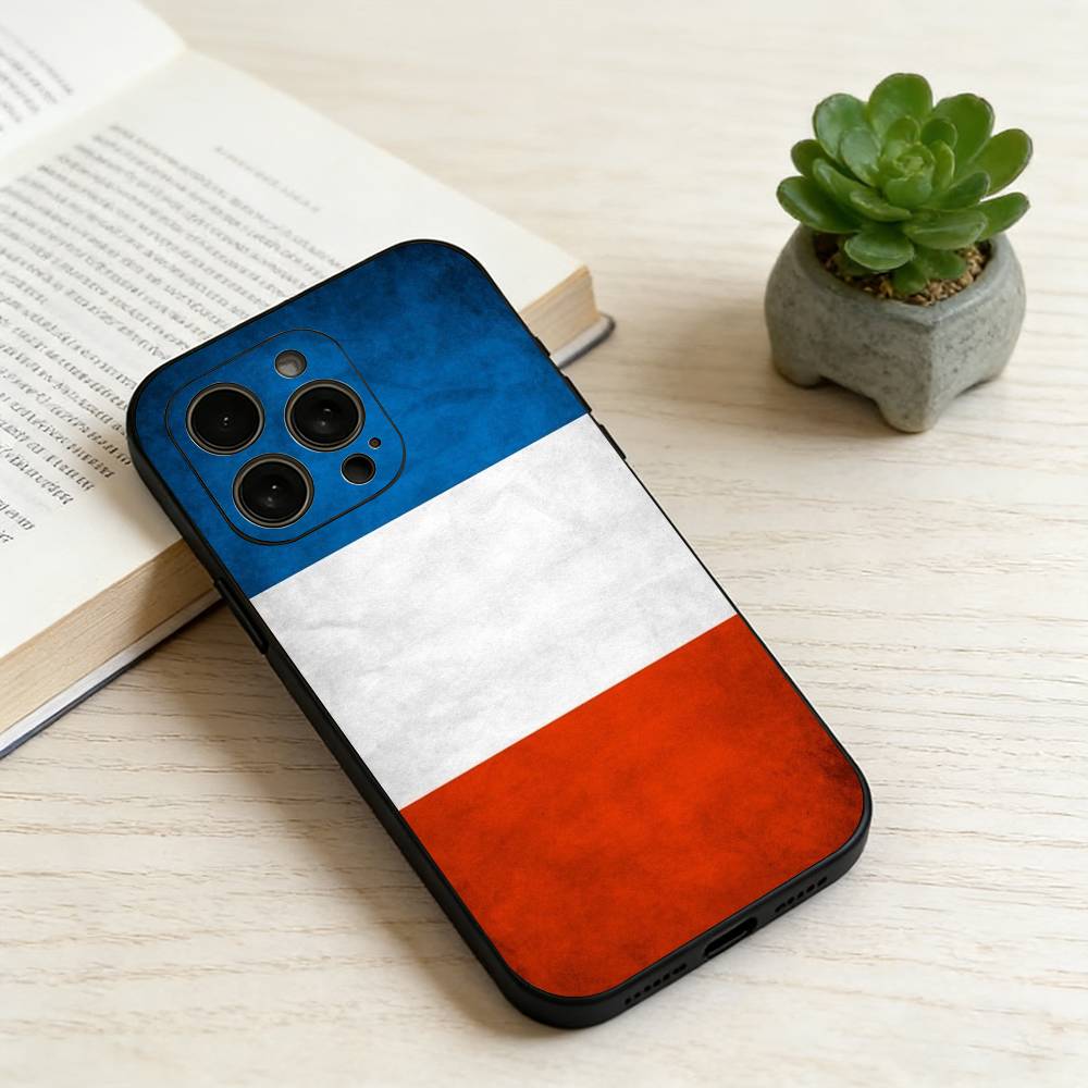 

Culture of the French National Flag Phone Case Silicone Soft For IPhone 17 16 15 14 13 12 11 X XR Plus Pro Max Plus iPhone14Pro