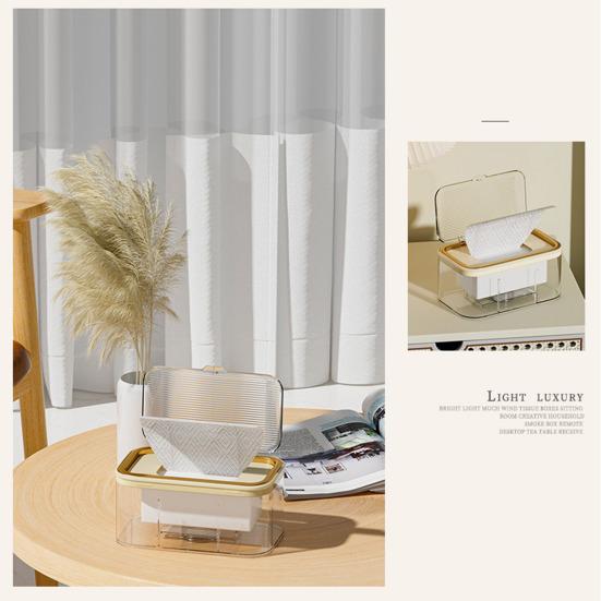 Wet Wipes Dispenser Box Large Capacity Wall Mounted Tissue Holder Easy To Open Multifunctional Tissue Box with Spring Plate