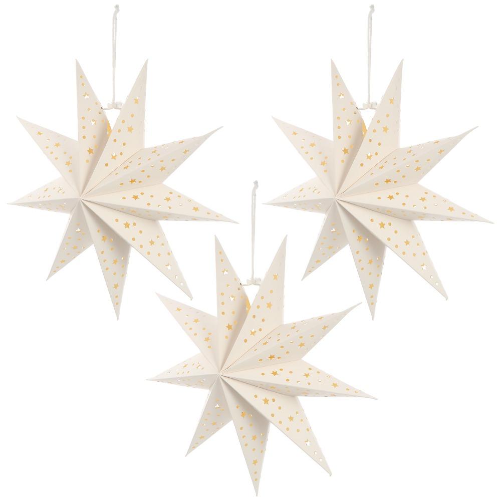 Party Decoration Home Decors Christmas Lanterns Star Lamp Shades Hanging Pendants Nine-pointed Star