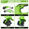 ONEGREEN 2W1 Elektryczny Kultywator Glebogryzarka Kosiarka Rototiller Do Uprawy Gleby Narzędzie Skaryfikujące Do Akumulatora Makita 18V Pin