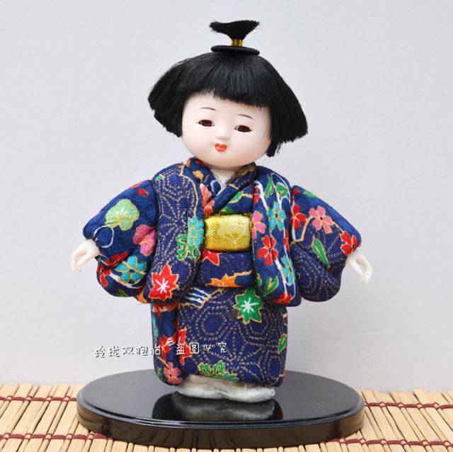 Retro Japanese geisha Doll Action figures Kimono Statue Figurines Ornaments for Home Room Hotel Desk Cabinets Decor Crafts Gift