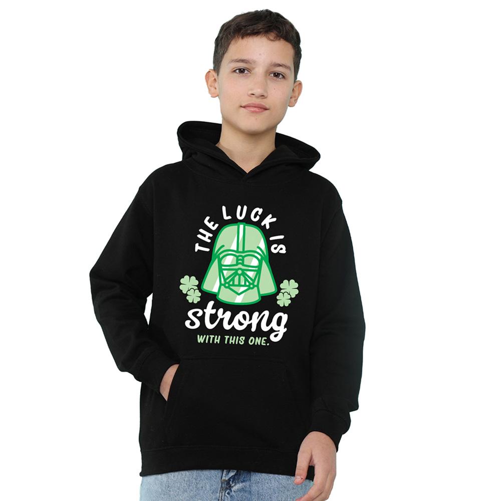 Disney Star Wars Childrens/Kids Darth Vader St Patricks Day Hoodie
