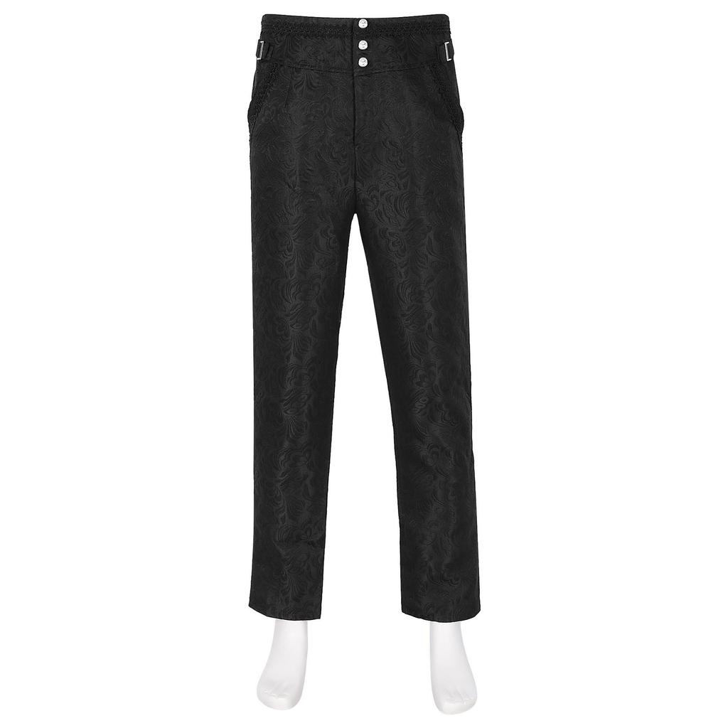 Men's Medieval Patchwork Vest Retro Waistcoat Halloween Costume