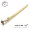 8Deco Bamboo Pipe Tamper with Concave Metal Spoon Head - Hollowed-Out, Windproof, Portable Smoking Accessory