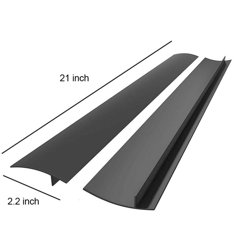 1/2Pcs Kitchen Silicone Stove Counter Gap Cover Heat Resistant Mat Oil Dust Water Seal Easy Clean Spills Between Counter
