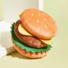 New Eco-Friendly Pet Plush Dog Toys Simulation Burger Cartoon Bite Resistant Chew Toy