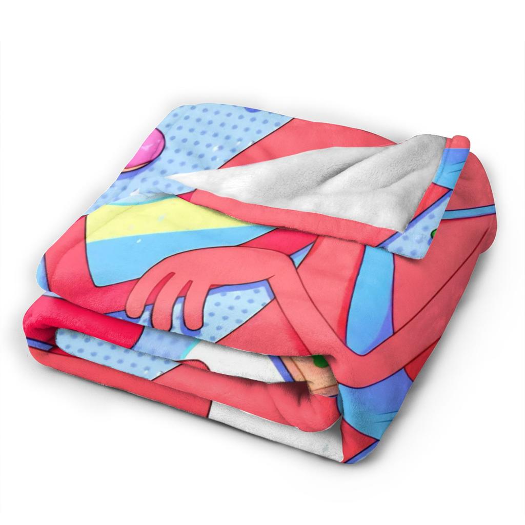 Smiling Friends Pim and Charlie Blanket Multiple Sizes Soft and Lightweight Throw Blankets for Sofa Couch and Bed