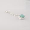 Natural Amazonite Gemstone 925 Sterling Silver Handmade Jewelry Designer Pendant 1.79" PP-69-28
