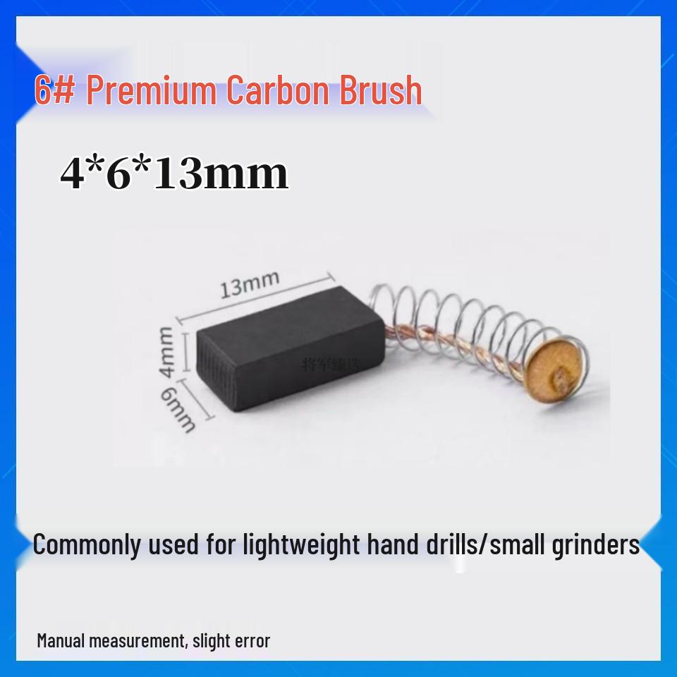 Durable Carbon Brush Set for Grinders, Drill, Hammer, Polisher, Cutter, and Picker Tools